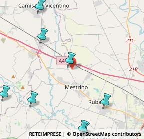 Mappa Via Sant Antonio, 35035 Mestrino PD, Italia (6.60455)