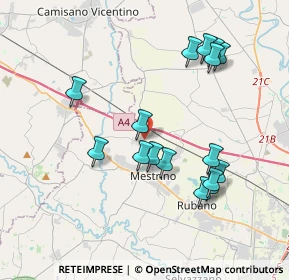 Mappa Via Sant Antonio, 35035 Mestrino PD, Italia (3.81813)