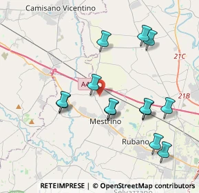 Mappa Via Sant Antonio, 35035 Mestrino PD, Italia (3.93)