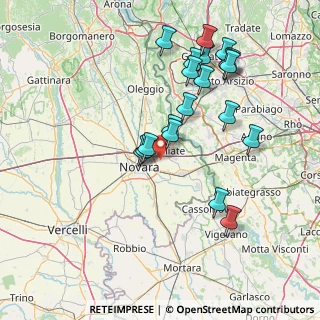 Mappa Str. Uglietti, 28100 Pernate NO, Italia (15.299)