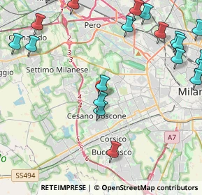 Mappa Via F.ze Armate Via F.lli Di Dio, 20152 Milano MI, Italia (5.885)