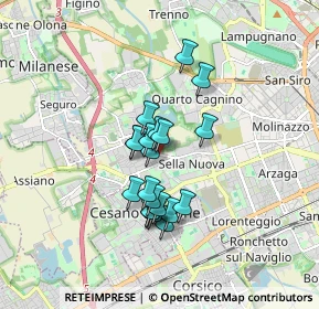 Mappa Via F.ze Armate Via F.lli Di Dio, 20152 Milano MI, Italia (1.2755)