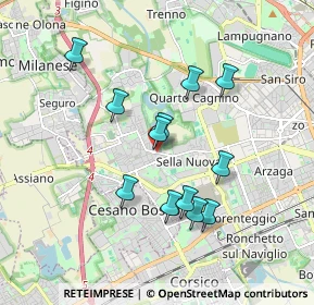 Mappa Via F.ze Armate Via F.lli Di Dio, 20152 Milano MI, Italia (1.60917)