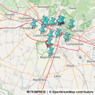 Mappa Via Piave, 25020 Poncarale BS, Italia (6.56857)