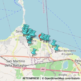 Mappa Via Verona, 25010 Sirmione BS, Italia (1.3985)