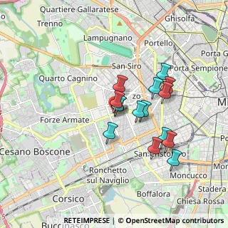 Mappa Viale Legioni Romane, 20147 Milano MI, Italia (1.422)