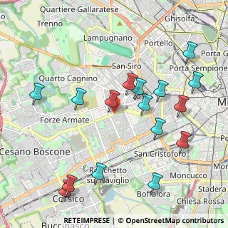 Mappa Viale Legioni Romane, 20147 Milano MI, Italia (2.2675)