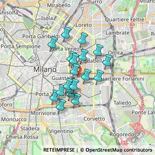 Mappa Via Augusto Anfossi, 20137 Milano MI, Italia (1.33263)