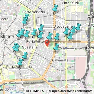 Mappa Via Augusto Anfossi, 20137 Milano MI, Italia (1.089)