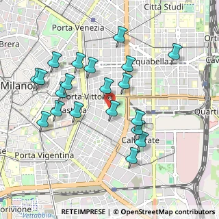 Mappa Via Augusto Anfossi, 20137 Milano MI, Italia (0.9645)