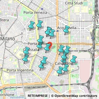 Mappa Via Augusto Anfossi, 20137 Milano MI, Italia (0.8295)