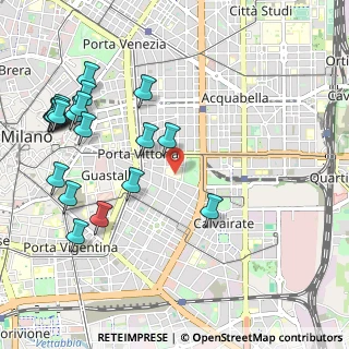 Mappa Via Augusto Anfossi, 20137 Milano MI, Italia (1.265)