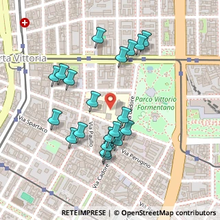 Mappa Via Augusto Anfossi, 20137 Milano MI, Italia (0.235)