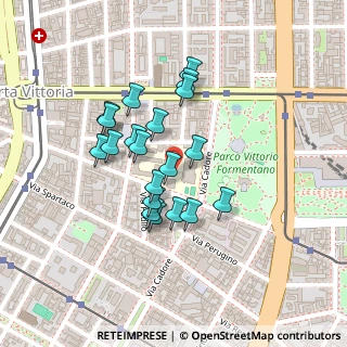 Mappa Via Augusto Anfossi, 20137 Milano MI, Italia (0.178)