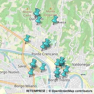Mappa Via Giuseppe Gioacchino Belli, 37124 Verona VR, Italia (1.111)