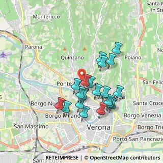 Mappa Via Giuseppe Gioacchino Belli, 37124 Verona VR, Italia (1.574)