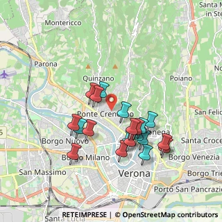 Mappa Via Giuseppe Gioacchino Belli, 37124 Verona VR, Italia (1.6535)