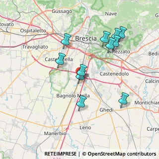 Mappa Via Fermi Enrico, 25020 Poncarale BS, Italia (7.30455)