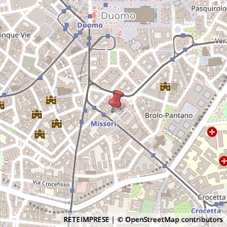 Mappa Piazza Velasca, 6, 20122 Milano, Milano (Lombardia)