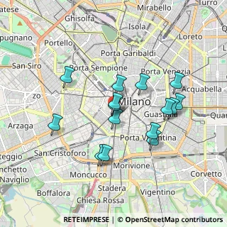 Mappa Via Cesare Correnti, 20123 Milano MI, Italia (1.59133)