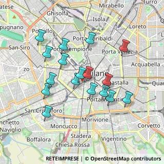 Mappa Via Cesare Correnti, 20123 Milano MI, Italia (1.67765)