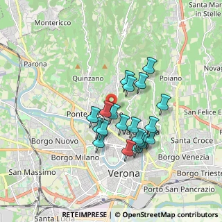 Mappa Via Carso, 37127 Verona VR, Italia (1.4415)