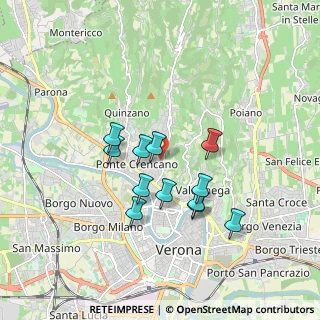 Mappa Via Carso, 37127 Verona VR, Italia (1.4775)