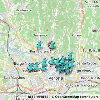 Mappa Via Carso, 37127 Verona VR, Italia (1.9385)