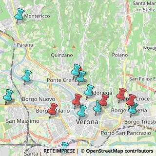 Mappa Via Carso, 37127 Verona VR, Italia (2.70438)