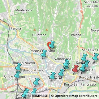 Mappa Via Carso, 37127 Verona VR, Italia (3.15611)