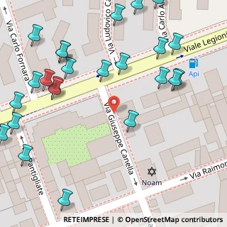 Mappa Via Giuseppe Canella, 20147 Milano MI, Italia (0.08846)