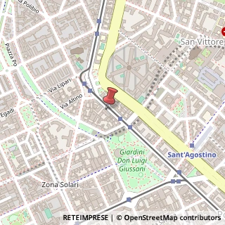 Mappa Viale Coni Zugna, n° 6, 20144 Milano, Milano (Lombardia)