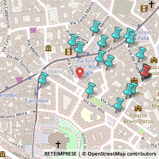 Mappa Via Soncino, 20123 Milano MI, Italia (0.159)