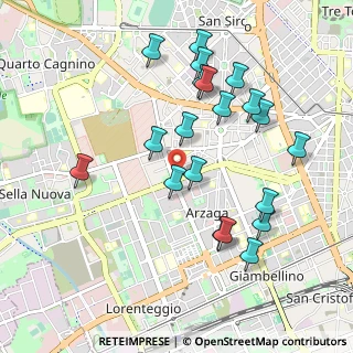 Mappa Via Francesco Primaticcio, 20147 Milano MI, Italia (0.9915)