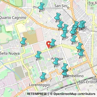 Mappa Via Francesco Primaticcio, 20147 Milano MI, Italia (1.1645)