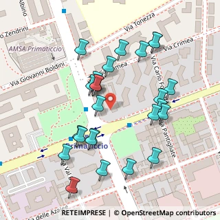 Mappa Via Francesco Primaticcio, 20147 Milano MI, Italia (0.124)