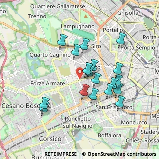 Mappa Via Francesco Primaticcio, 20147 Milano MI, Italia (1.59684)