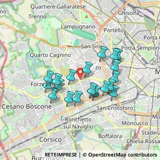 Mappa Via Francesco Primaticcio, 20147 Milano MI, Italia (1.53)