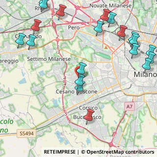 Mappa Via Don Ernesto Vercesi, 20017 Rho MI, Italia (5.9145)