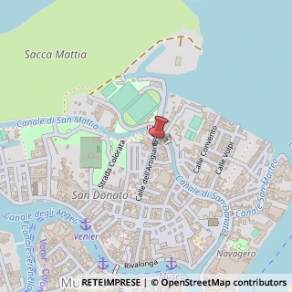 Mappa Calle de l'Artigiano (Murano),  18, 30141 Venezia, Venezia (Veneto)