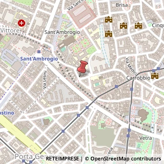 Mappa Via Francesco Novati, 6, 20123 Milano, Milano (Lombardia)
