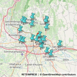 Mappa Via Giovanni Prati, 37124 Verona VR, Italia (6.44526)
