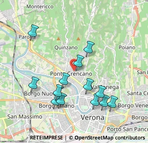 Mappa Via Nicolò Tommaseo, 37124 Verona VR, Italia (1.90538)