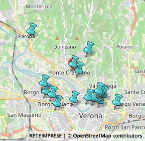 Mappa Via Nicolò Tommaseo, 37124 Verona VR, Italia (1.925)