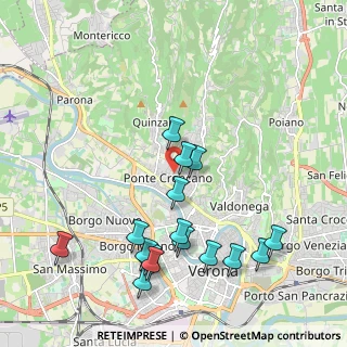 Mappa Via Pieve di Cadore, 37124 Verona VR, Italia (2.2025)
