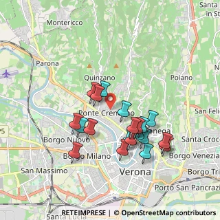 Mappa Via Pieve di Cadore, 37124 Verona VR, Italia (1.6615)