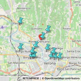 Mappa Via Giovanni Prati, 37124 Verona VR, Italia (1.90538)