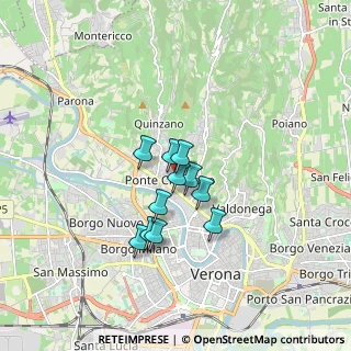 Mappa Via Pieve di Cadore, 37124 Verona VR, Italia (1.14455)