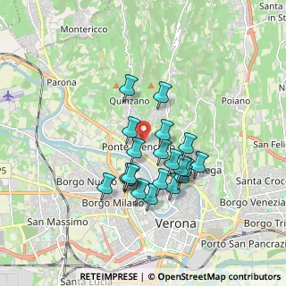 Mappa Via Pieve di Cadore, 37124 Verona VR, Italia (1.4525)