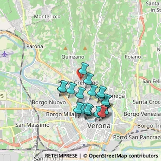 Mappa Via Pieve di Cadore, 37124 Verona VR, Italia (1.6865)